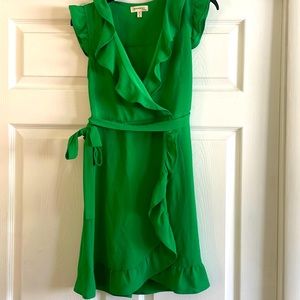 Green Wrap Dress